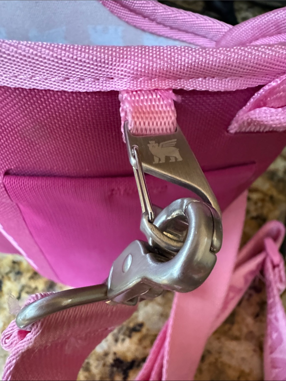 Stanley 40oz Pink Carry All Utility Crossbody Tumbler Pouch with Strap - Picture 9 of 11